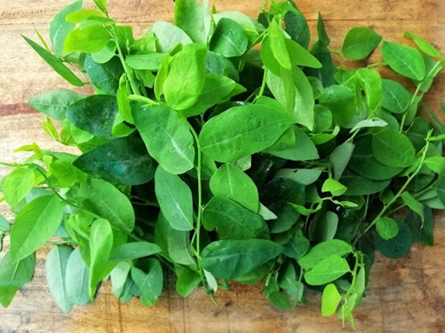 khử m&ugrave;i măng chua với rau ng&oacute;t